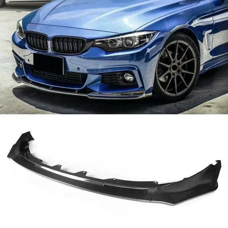 CarbonAero Elite Series: V-Style Dry Carbon Fiber Front Lip Splitter for BMW M3/M4 G80/G82/G83 CSL